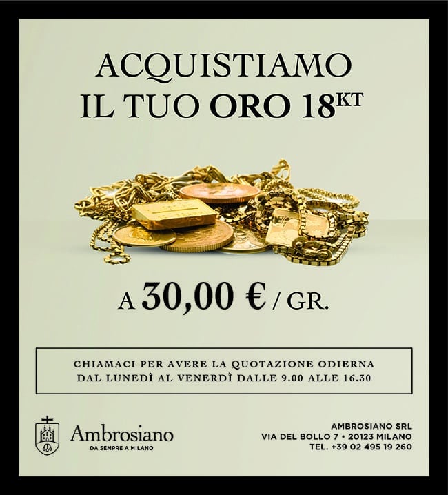 Compro Oro, Argento, Orologi di Lusso, Monete a Milano - Ambrosiano Srl