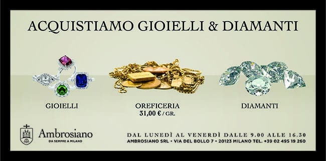 Compro Oro, Argento, Orologi di Lusso, Monete a Milano - Ambrosiano Srl