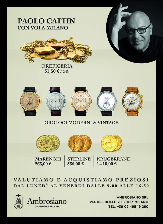 Compro Oro, Argento, Orologi di Lusso, Monete a Milano - Ambrosiano Srl
