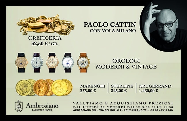 Compro Oro, Argento, Orologi di Lusso, Monete a Milano - Ambrosiano Srl